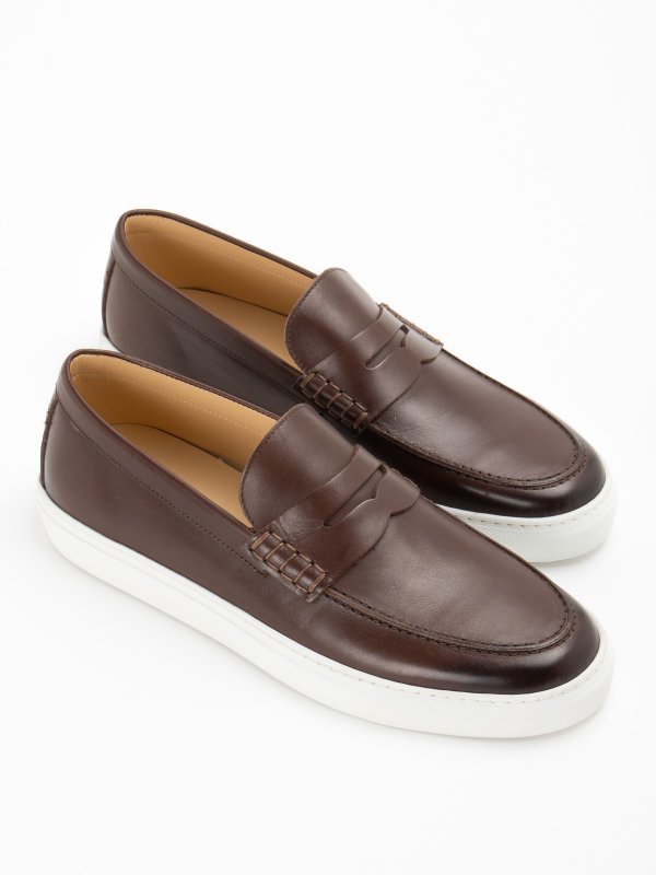 CORNELIANI: Mokassins und Slippers online - Mokassins - Braun