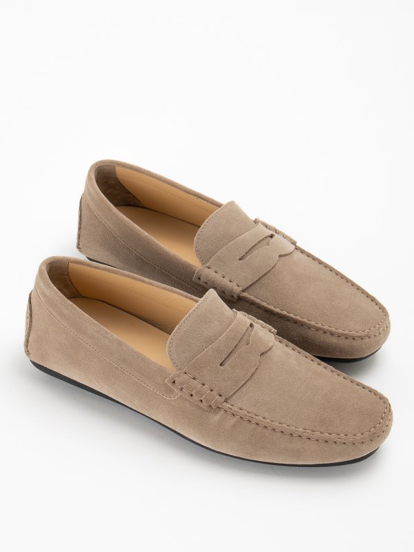 CORNELIANI: Loafers & Slippers online - Suede loafers