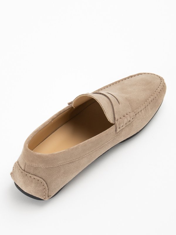 Suede loafers shop online: CORNELIANI