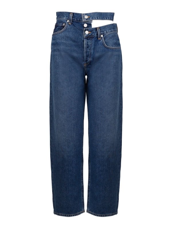 AGOLDE: jeans dritti, a sigaretta - Denim jeans
