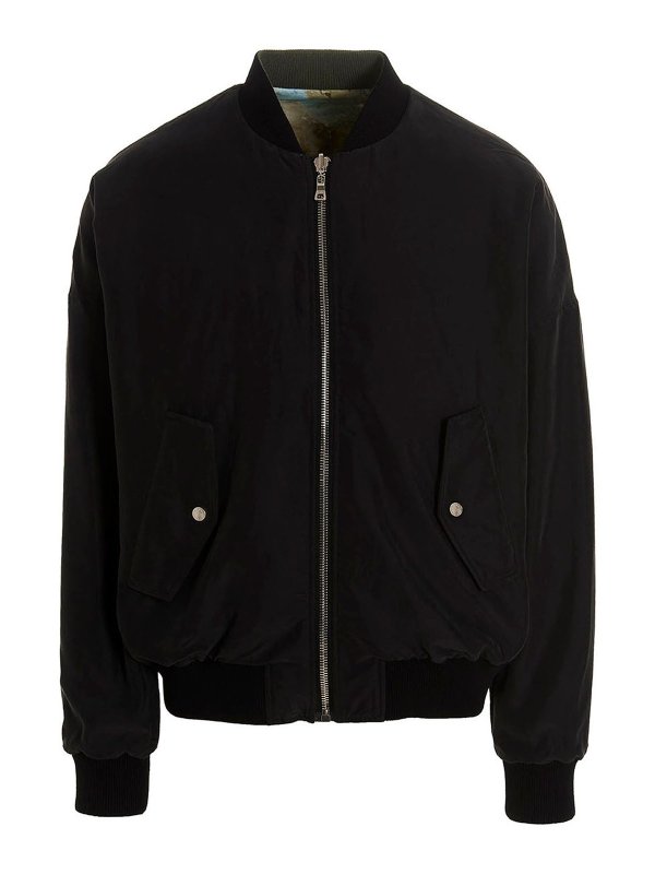 iKRIX Balmain: giacche in pelle - Bomber stampato