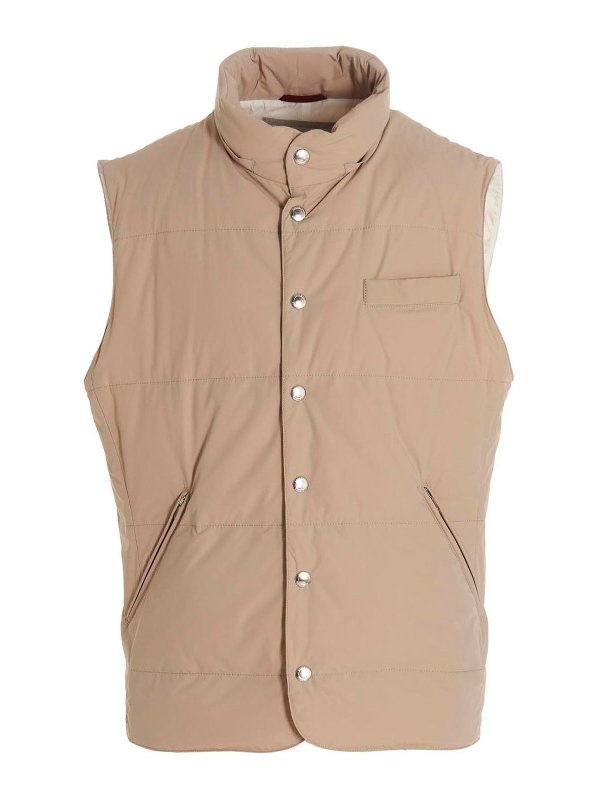iKRIX BRUNELLO CUCINELLI: padded jackets - Nylon vest