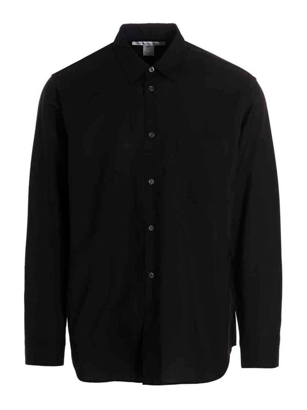 Comme Des Garcons Cool wool shirt - Blue - Men|FZB301S232