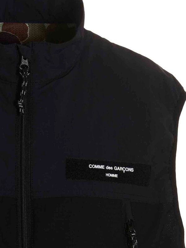 iKRIX COMME DES GARÇONS HOMMES PLUS: gilet - Gilet con etichetta logo