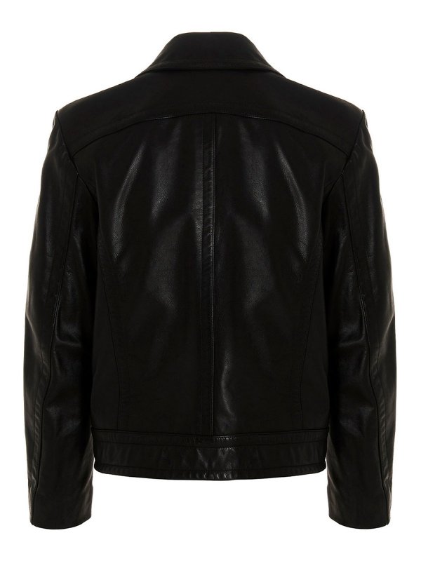 DIESEL: leather jacket online - L-cale jacket