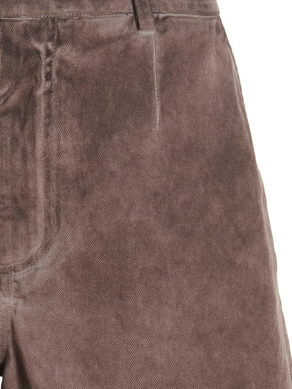 The Best Shops DOLCE & GABBANA: Trousers Shorts - Logo plaque denim bermuda shorts