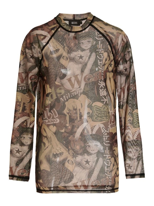 GCDS: Tops & Débardeurs - Top - Hentai