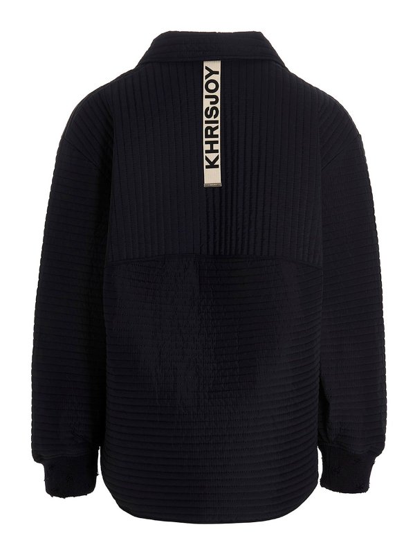 KHRISJOY: padded jackets online - Chore quilted stripes down jacket