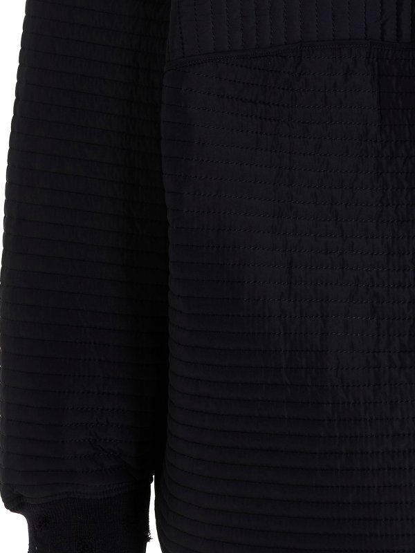 Chore quilted stripes down jacket shop online: KHRISJOY