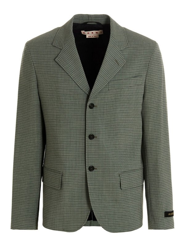 Marni: ブレザー - ブレザー - 緑