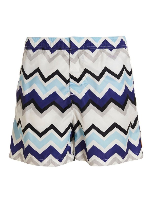 MISSONI: Swim shorts & swimming trunks - Zigzag swim shorts