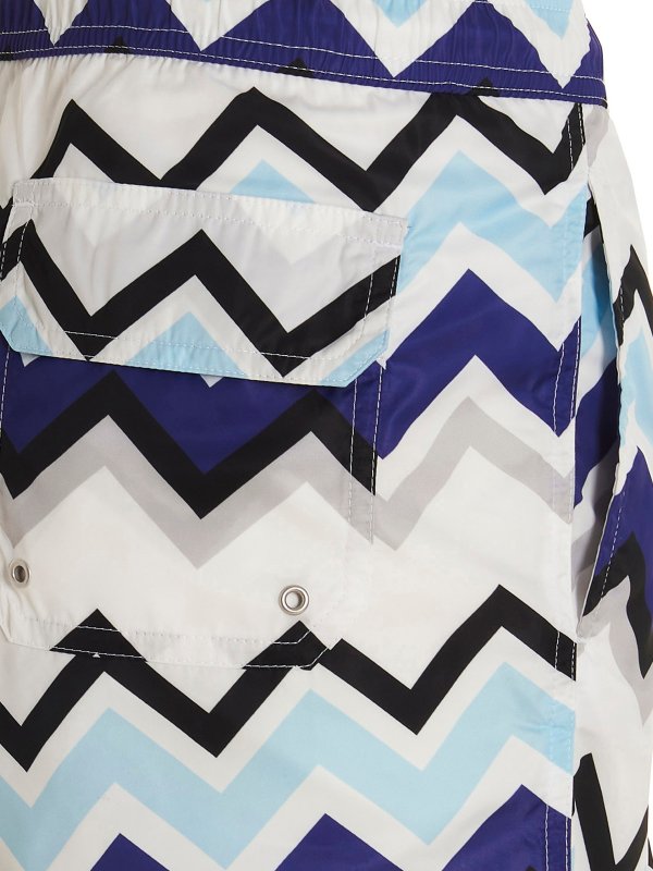 Zigzag swim shorts shop online: MISSONI