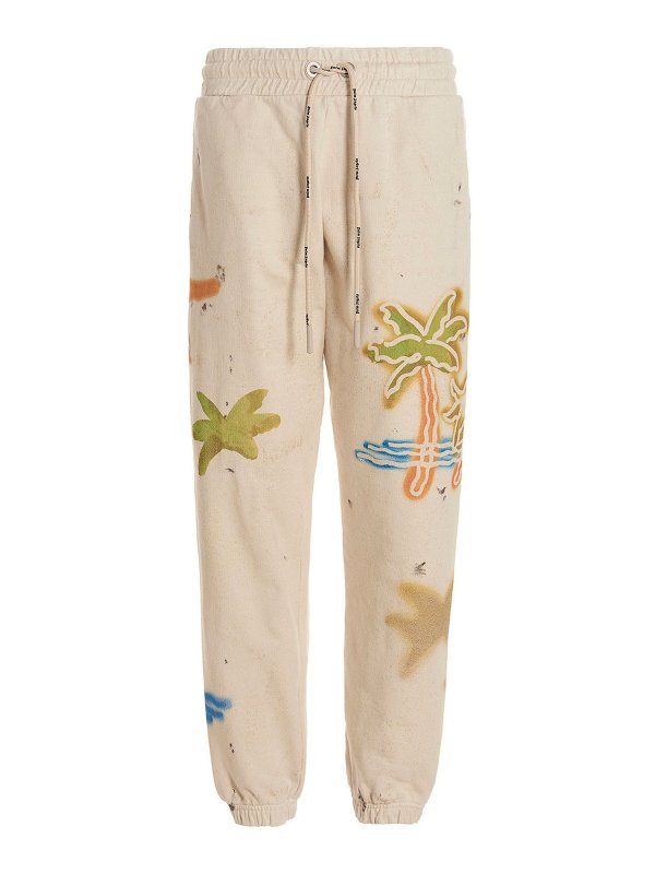 Palm Angels: tracksuit bottoms - Palm neon joggers