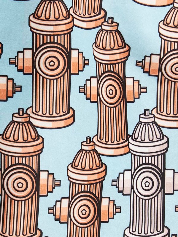 Costume da bagno in tessuto tecnico shop online: Palm Angels