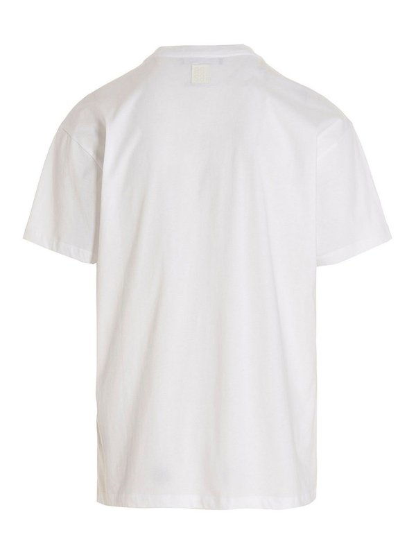 RAF SIMONS: Camisetas online - Camiseta - Blanco