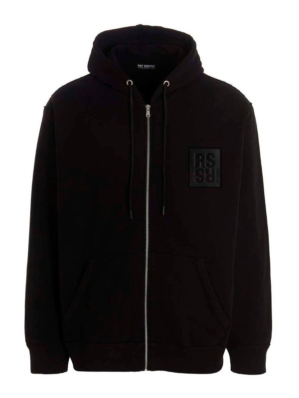 RAF SIMONS: Sweatshirts & Sweaters - Logo hoodie