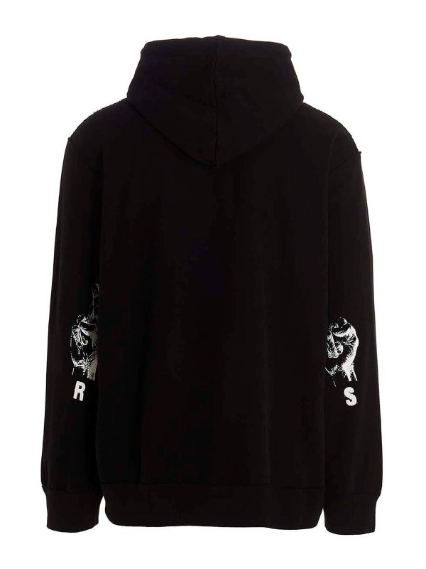 RAF SIMONS: Sweatshirts & Sweaters online - Logo hoodie