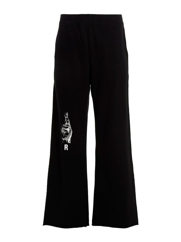 RAF SIMONS: tracksuit bottoms - R joggers