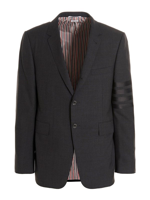 THOM BROWNE: Vestes de costume - Blazer - Gris