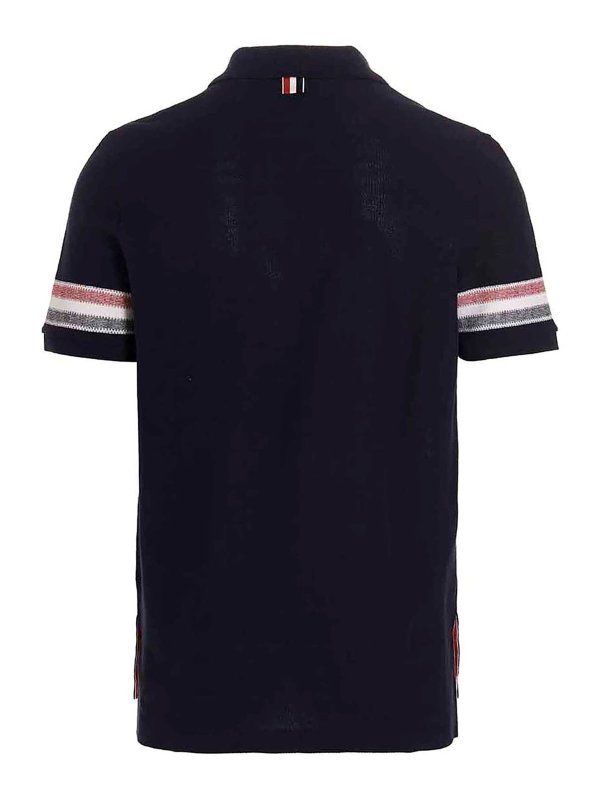 THOM BROWNE: polo shirts online - Rwb polo shirt