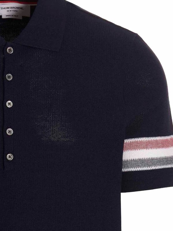 iKRIX THOM BROWNE: polo shirts - Rwb polo shirt