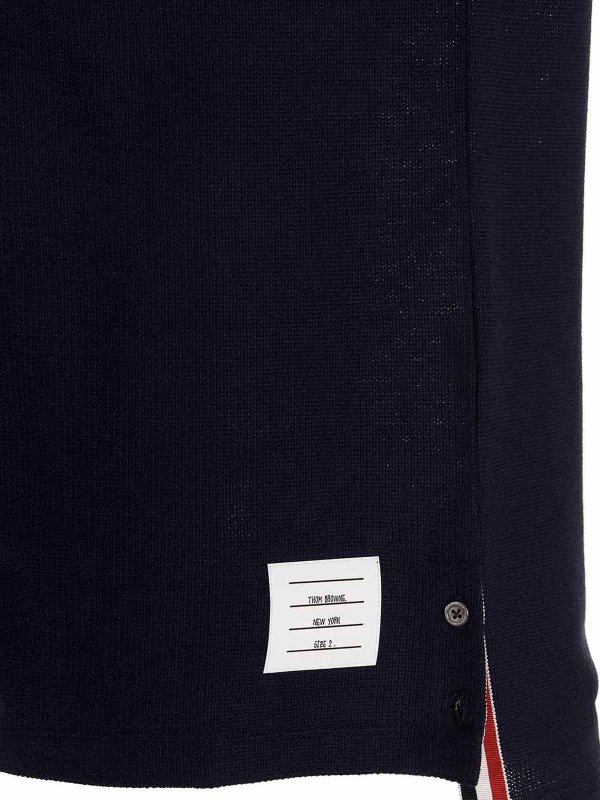 Rwb polo shirt shop online: THOM BROWNE