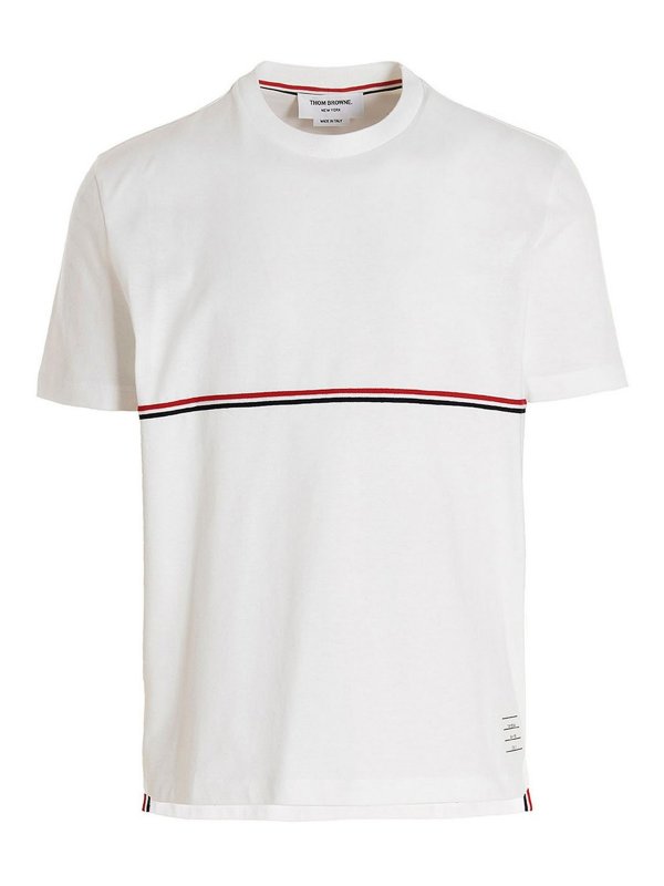 THOM BROWNE: t-shirts - Rwb T-shirt