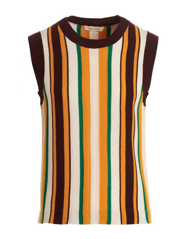 WALES BONNER: Tops & Tank tops - Scale tank top