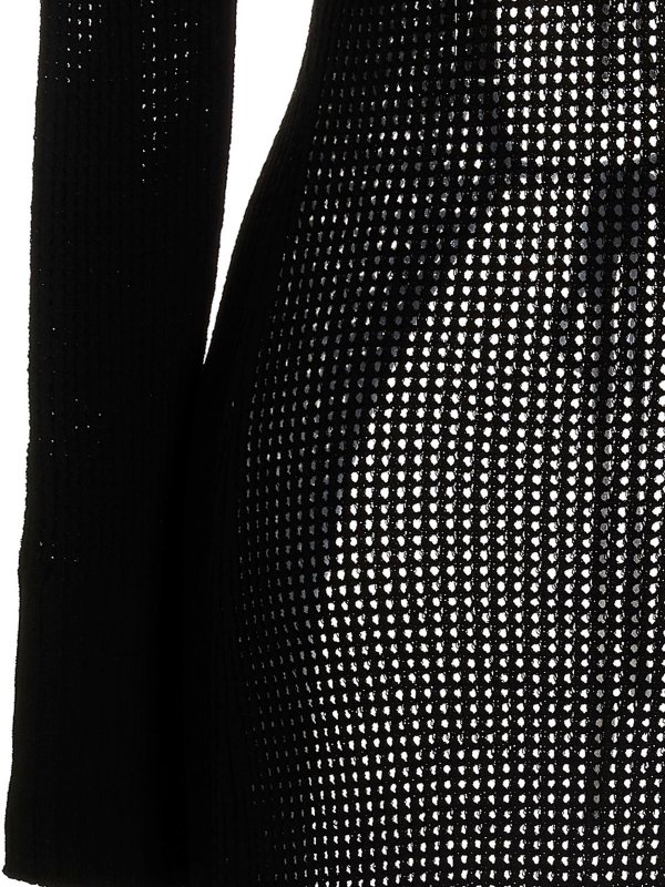 Openwork long cardigan shop online: ANDREĀDAMO