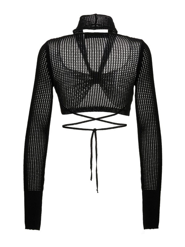 ANDREĀDAMO: Tops & Tank tops online - Openwork cropped top