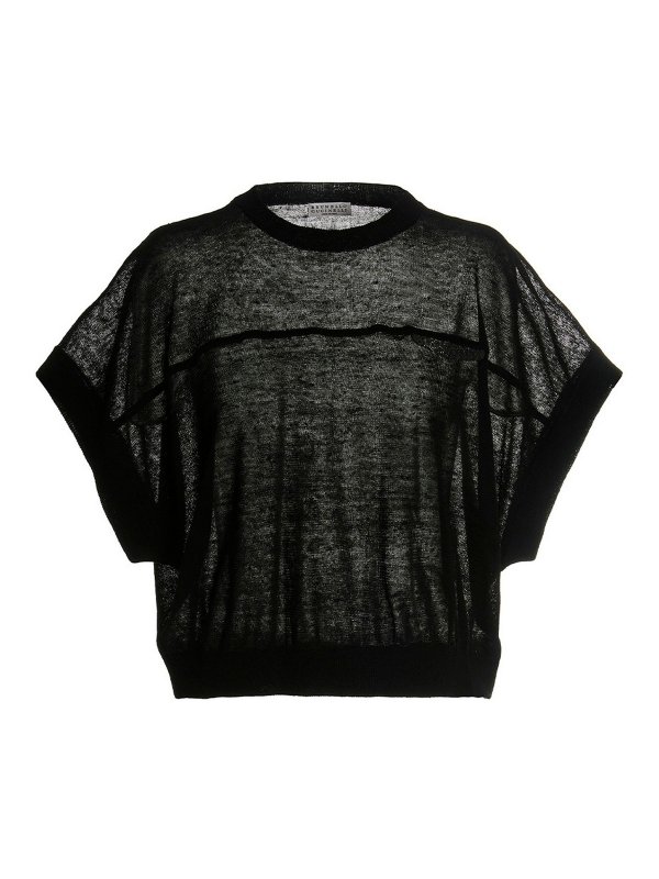 BRUNELLO CUCINELLI: Suéteres con cuello pico - Suéter Cuello Redondo - Monile