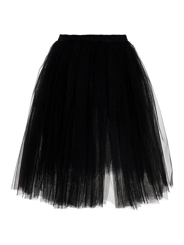 COMME DES GARCONS: Knielange und Midi Röcke - Midirock - Schwarz