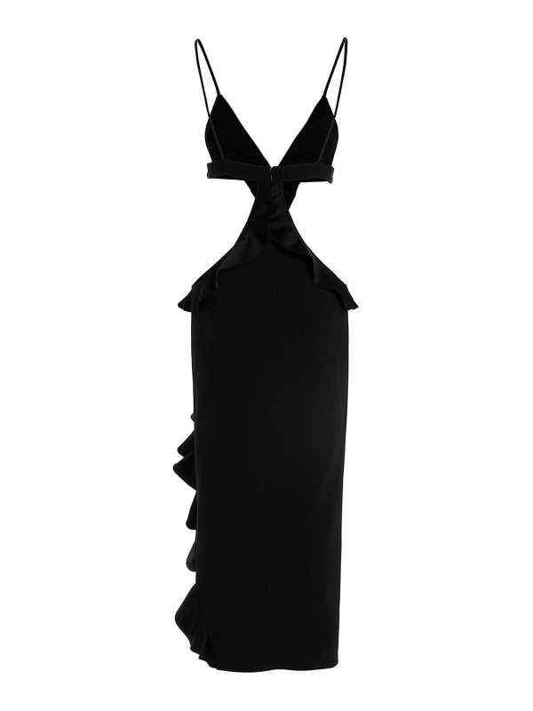 iKRIX DAVID KOMA: maxi dresses - Ruffle detailed dress