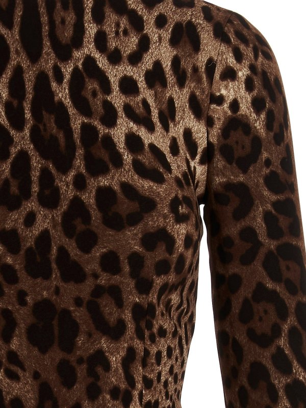 iKRIX DOLCE & GABBANA: Vestidos media pierna - Vestido De Cóctel - Leopardo