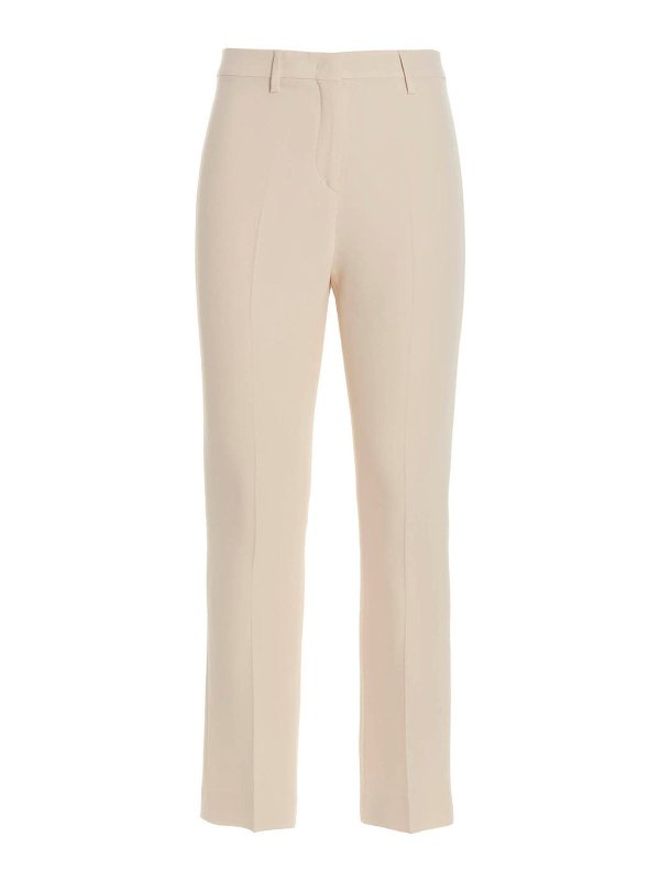 ETRO: カジュアルトラウザー - カジュアルパンツ - 白