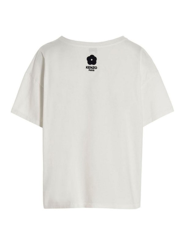 KENZO: t-shirts online - Logo embroidery T-shirt