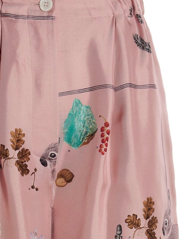 iKRIX LANVIN: casual trousers - Botanical pants