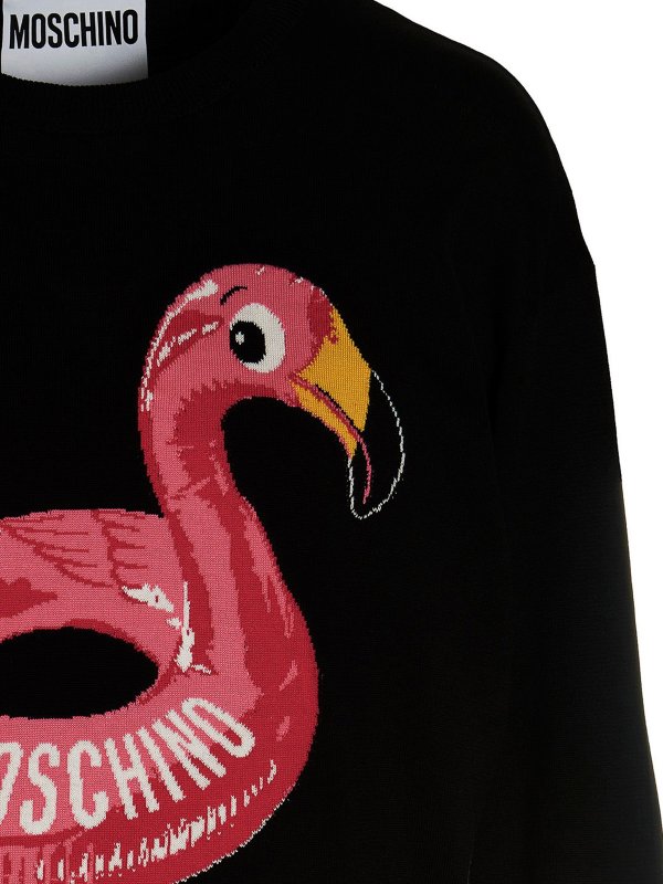 iKRIX MOSCHINO: クルーネック - クルーネック - 黒