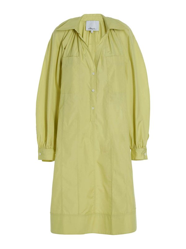 PHILLIP LIM: abiti corti - Abito chemisier in popeline