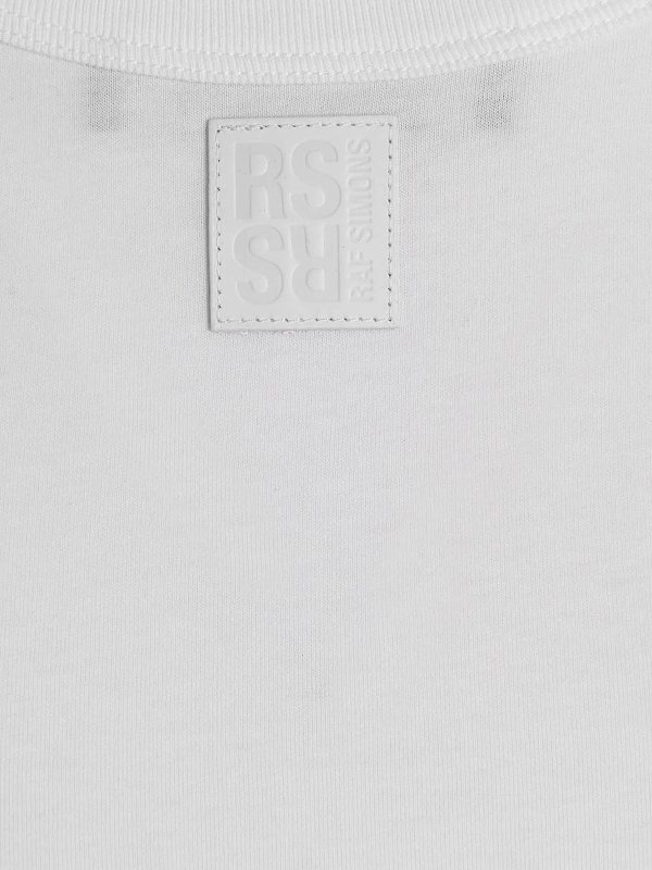 Logo print tank top shop online: RAF SIMONS