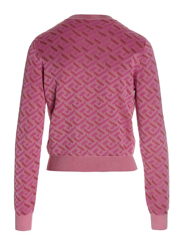 VERSACE: cardigans online - Cardigan la greca