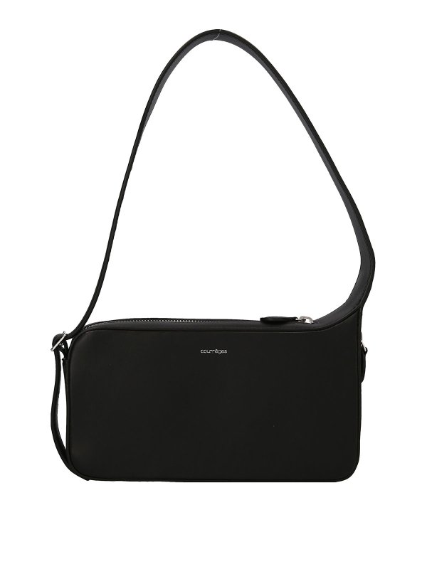 Courreges: shoulder bags - Racer baguette shoulder bag