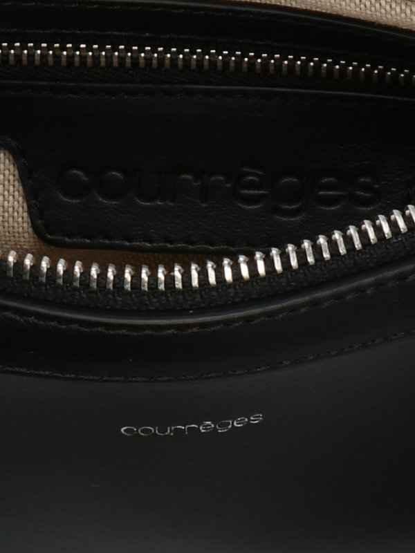 Racer baguette shoulder bag shop online: Courreges