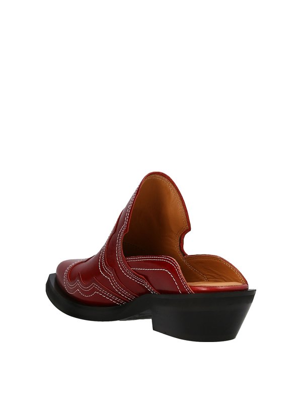 GANNI: mules shoes online - Western mules