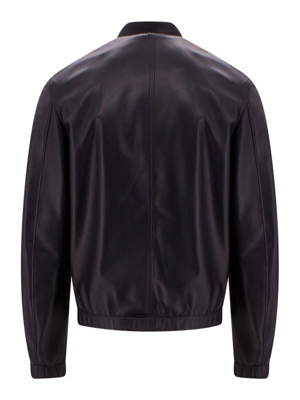 DOLCE & GABBANA: Lederjacken online - Lederjacke - Schwarz