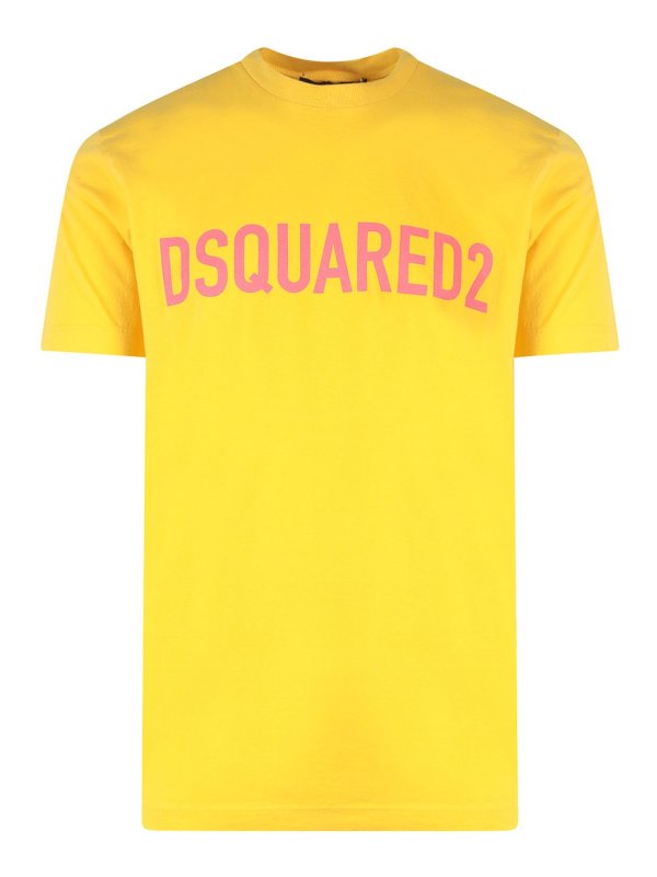 DSQUARED2: Camisetas - Camiseta - Amarillo