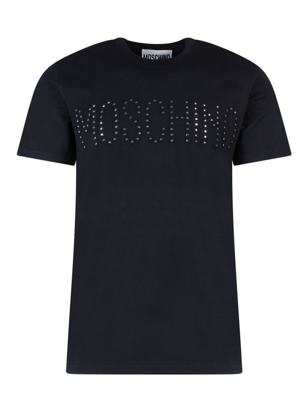 MOSCHINO: T-shirts - T-Shirt - Schwarz