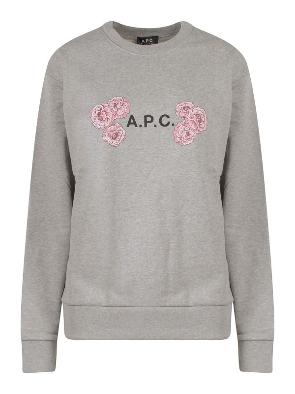 A.P.C.: Sweatshirts und Pullover - Sweatshirt - Grau