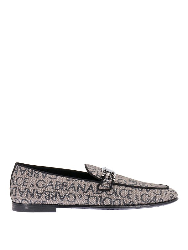 DOLCE & GABBANA: Mocassins & Chaussures bateau - Mocassins - Beige