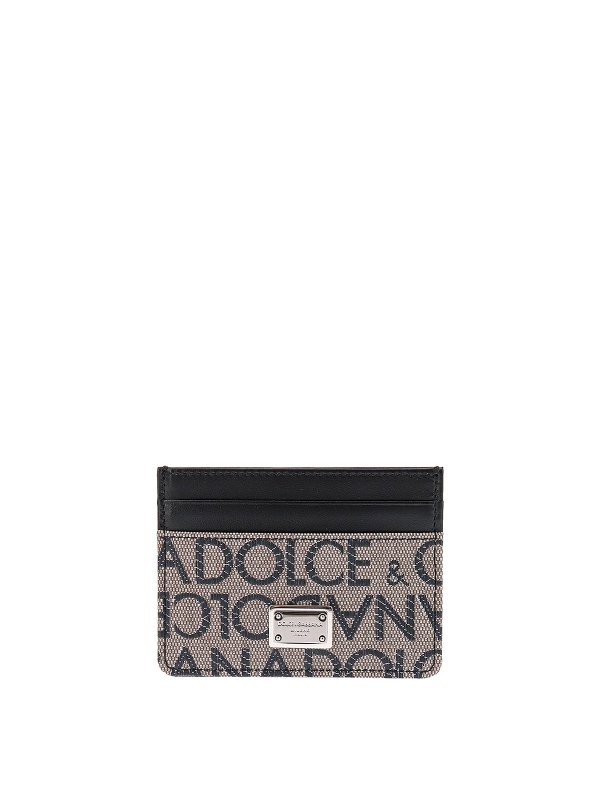 DOLCE & GABBANA: wallets & purses - Leather card holder
